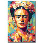 Painting by Numbers Abstract Art Frida Kahlo